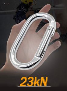 Professional Portable Waterproof Quick-hanging High Strength Alloy Steel Carabiners <b>Fire</b> Safety Buckles Mountaineering - Product Image 4