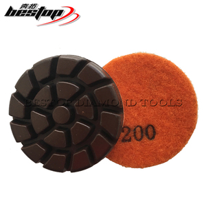 <span class=keywords><strong>3</strong></span> \ "kuru ve ıslak kullanılan yarı Metal bakır Bond hibrid parlatma pedleri elmas taşlama pedleri beton zemin için - Product Image 4