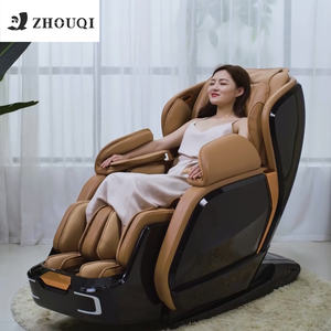 ZHOUQI OEM de fábrica al por mayor de alta calidad barato 4D cuerpo completo de gravedad cero uso doméstico Silla de masaje con masaje de pies - Product Image 3