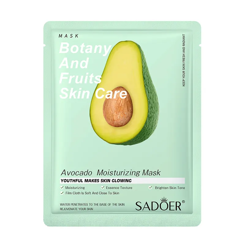 Kostenlose Probe Private Label Kosmetik SADOER Aloe Rose Pflanzen extrakt feuchtigkeit spendende Gesichts maske