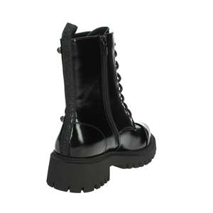 Botas de combate para mujer, color negro, talla 38, con tachuelas y suela gruesa - Product Image 3