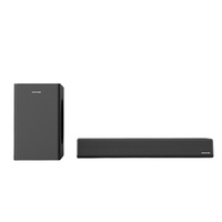 Barre de son amplifiée MyBestSound 60W 2.1CH avec caisson de basses passif et télécommande pour système de cinéma maison