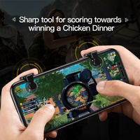 Vente chaude Jeu Poignée Auxiliaire Point Rouge Manger du Poulet Bouton