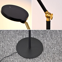 Lampadaire LED d'intérieur minimaliste moderne gradateur de luminosité CCT contrôle de couleur aluminium multi-plis corps lumière sur pied