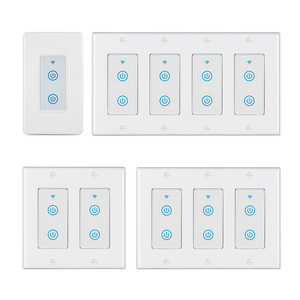 Interruptor Inteligente WiFi LEDEAST DS-123-2, Interruptor de Pared Táctil de 2 Canales, Compatible con <span class=keywords><strong>Alexa</strong></span>, <span class=keywords><strong>Asistente</strong></span> de Google e IFTTT - Product Image 6