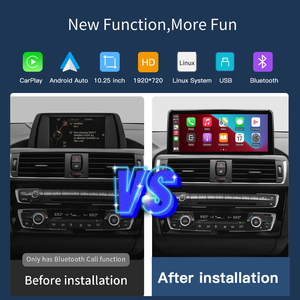 Écran d'affichage multimédia CarPlay Android Auto pour <span class=keywords><strong>BMW</strong></span> Mercedes-Benz Classe C W204 S204 2008-2010 GPS Tableau de bord intégré - Product Image 2