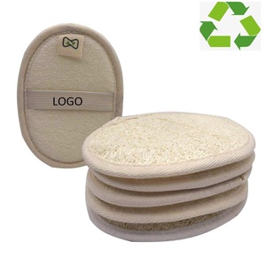 Éponge exfoliante pour le corps en luffa 100% naturelle, éponge exfoliante en loofah - Product Image 2