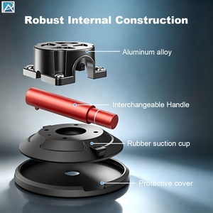 Fabrika Çıkışlı 6 İnç Alüminyum Vakumlu Tutma Kupası, 70-90kg Taşıma Kapasitesi, CE Sertifikalı, Araba Gövde Tamiri ve Telefon Montajı İçin - Product Image 6