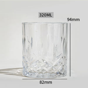 200ml 320ml Whisky à l'ancienne avec cire de sable Ensembles de cire de soja pour bougie à la main Peinture bougie d'art de sable dans une tasse - Product Image 5