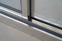 Ventanas Corredizas de Doble Acristalamiento con Aislamiento Térmico y Acero Inoxidable Antirrobo de Diseño Moderno