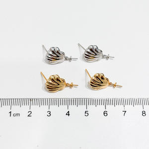 Base de Plata S925 para Accesorios de Perlas DIY, Soporte Vacío para Joyería, Aretes y Cuentas Redondas de 9-15mm para Pendientes 22133 - Product Image 4