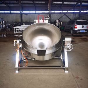 Machine de cuisson de sauce commerciale-Bouilloire à double paroi avec agitateur/mélangeur, marmite à <span class=keywords><strong>soupe</strong></span>, équipement de traitement industriel des aliments - Product Image 6