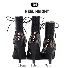 Nouvelles Sandales Modernes d'Été 2026 pour Femmes, Chaussures de Danse Latine <span class=keywords><strong>Jazz</strong></span> à Talons Hauts, Bottes Sexy de Soirée et de Scène, Idéales pour la Danse de Salon et les Performances de Strip-tease - Product Image 4