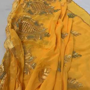 カスタムプリントビッグサイズレース刺Embroideryウェディングスパンコールショール女性用ビスコースエスニックスタイル夏春トレンディなアフリカスタイル - Product Image 3