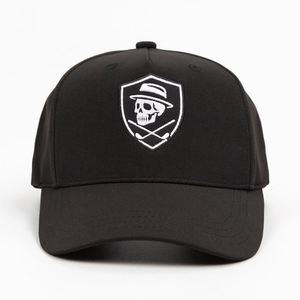 Gorra de Béisbol Personalizada con Visera Curva, Logotipo Bordado, Logotipo en Tela Tackle Twill, Ajustable, Negra, con Cierre a Presión, para Deportes al Aire Libre, Equipos Deportivos - Product Image 1