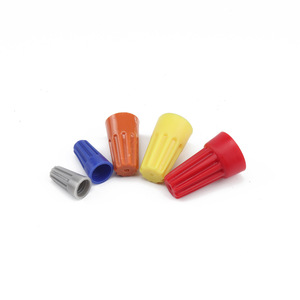 Juego de conectores de cable, 160 Uds., tipo tornillo de plástico estándar para cableado eléctrico, gris, naranja, amarillo, azul, rojo - Product Image 2