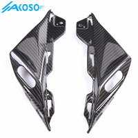 Couvercle de carénage de plaque de base de rétroviseur en fibre de carbone AKOSO pour Yamaha Tmax 560 2017-2024 accessoires de moto