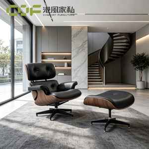Chaise Longue in Vera Pelle di Lusso per <span class=keywords><strong>Ufficio</strong></span> e Soggiorno, Poltrona Chaise Longue per Interni, Set Lounge per <span class=keywords><strong>Ufficio</strong></span> - Product Image 1