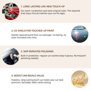 <span class=keywords><strong>Pintura</strong></span> automotriz acrílica de retoque | Recubrimiento para reparar rayones <span class=keywords><strong>en</strong></span> restauración de carrocería DIY o profesional - Product Image 4