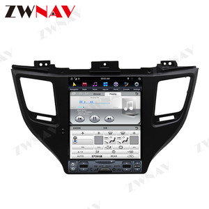 PX6 4 + 64G Tesla Stile Grande Schermo <span class=keywords><strong>Android</strong></span> 9.0 Car Multimedia Player Per Hyundai Tucson 2015-2019 GPS Audio Radio stereo capo unità - Product Image 3