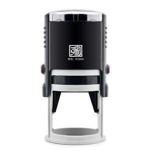 Tampon encreur rond de 40 mm avec texte laser, modèle <span class=keywords><strong>2023</strong></span>, le plus vendu. - Product Image 1