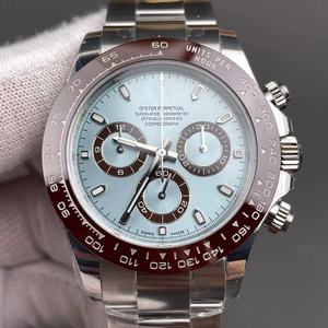 4131 phong trào trong suốt bìa sau cổ điển băng màu xanh quay số tự động đồng hồ cơ khí sang trọng thiết kế đồng hồ nam chronograph - Product Image 2