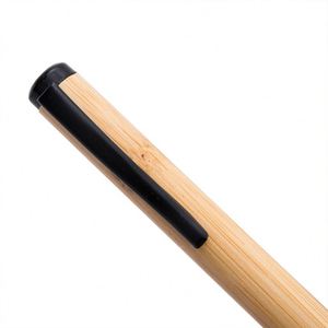 Creative ECO Bamboo <b>Ballpoint</b> <b>Pen</b> Wholesale Spin Soft Rubber Grip With Custom Logo Advertising Printed for Stationery - Product Image 4