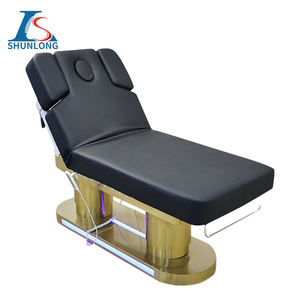 Nuovo arrivo di lusso 4 motori elettrico lettino da massaggio cosmetico salone mobili elettrico letto di bellezza con controllo laterale sinistro - Product Image 6