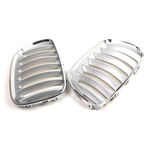 Rejilla Delantera para BMW X5 E53, Rejilla de Admisión de Aire de Una Sola Línea Electrochapada, Plástico ABS, Nueva - Product Image 3