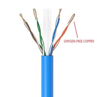 Câble UTP Commscope CAT6 4 paires FTP LAN gaine PVC 23AWG 100m de longueur certifié UL Câbles de communication