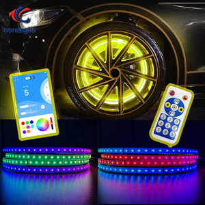 RGB Dream Color Wheel Ring Light Kit 15,5 pulgadas 4 PCs LED Wheel Ring Light Kit para ATV UTV Off-Road - Product Image 1