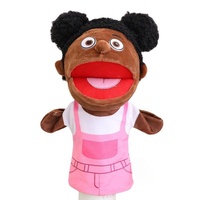 Marionnettes à main en peluche mignonnes de style dessin animé, marionnettes à doigts en peluche douce, cadeau pour enfants, OEM, vente en gros