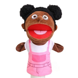 Títeres <span class=keywords><strong>de</strong></span> Mano <span class=keywords><strong>de</strong></span> Peluche Suaves con Diseño <span class=keywords><strong>de</strong></span> Dibujos Animados, Regalo para Niños, OEM, Venta al Por Mayor - Product Image 4