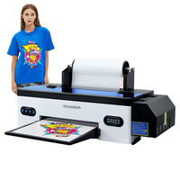 Imprimante DTF A3 Colorsun, nouvelle, pour t-shirts, vêtements, cuir, sweats à capuche, vestes, transfert thermique, film PET, machine d'impression par transfert thermique pour t-shirts