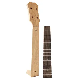 Ukulele צוואר חיף ערכת Fretboard 23 "/ 26" DIY Ukulele אבזר חלקי לקונצרט כלי מיתר