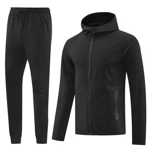 Sudadera con capucha de alta calidad para hombre, estilo club de fútbol, con media cremallera, tipo suéter. - Product Image 3