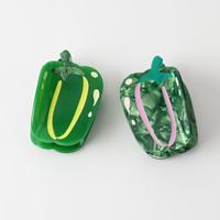 Nouvelles pinces à cheveux créatives YHJ en acétate, motif légumes, kaki et poivron, pour femmes, accessoires de mode coréens pour filles