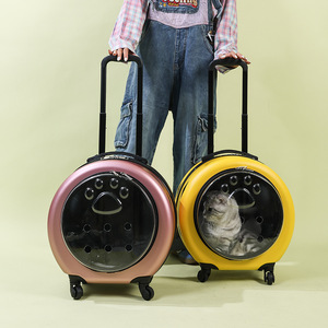 Suministro directo de fábrica de transportines para gatos, maletas tipo cápsula espacial portátiles, cómodas, transpirables y espaciosas para mascotas. - Product Image 2