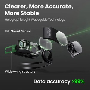 Gafas de Natación Inteligentes Holoswim 2 Pro Antivaho con Sincronización de Aplicaciones y Pantalla HD con Carga Magnética para Entrenamiento - Product Image 3