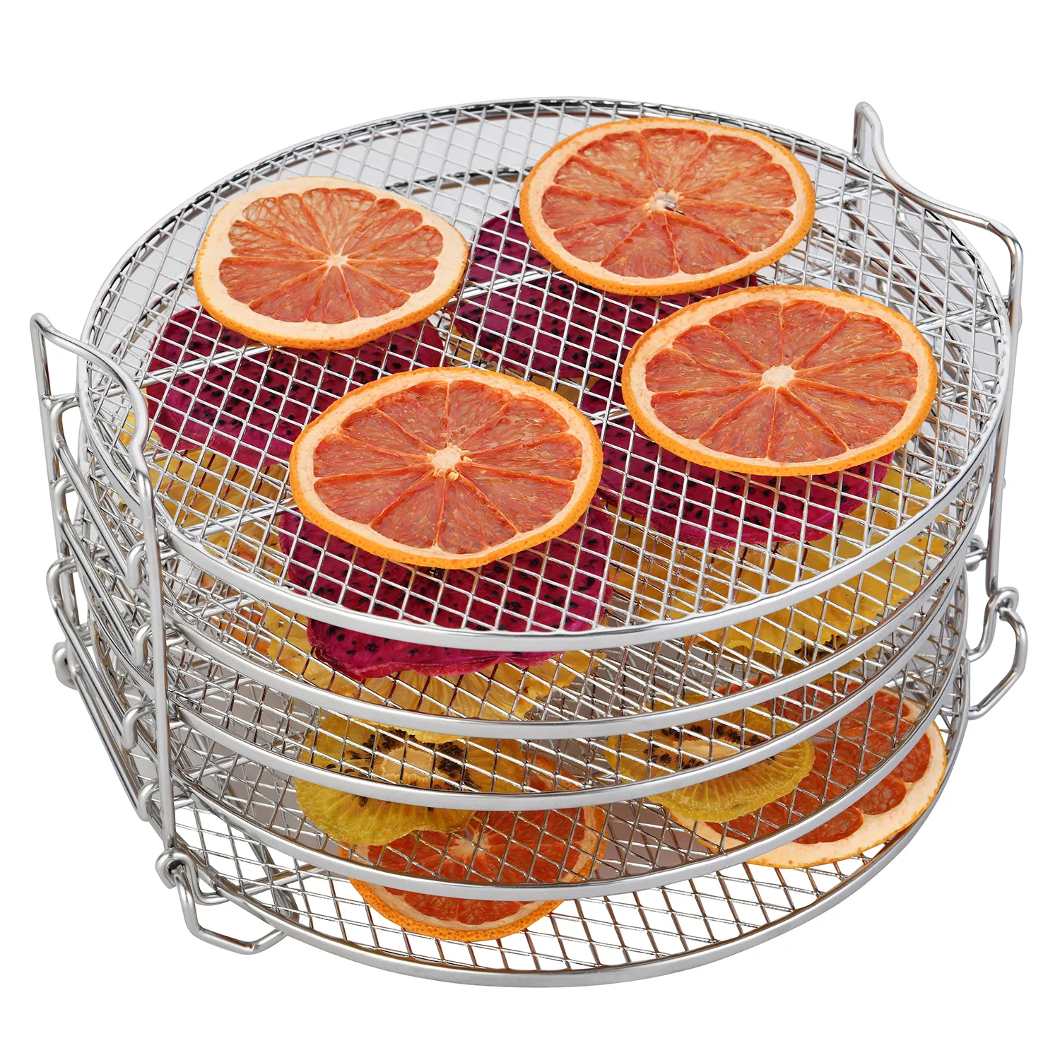 Dehydrator Rack Voor Ninja Foodi, snelkookpan En Lucht Friteuse 6.5 Quart & 8 Quart Roestvrijstalen Fornuis Rack Met Vijf Lagen