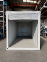Conteneur plat détachable en acier minimaliste moderne de 20 pieds Maison Bureaux Magasins Kiosques Chambres Ateliers Centres Commerciaux Sous-sol