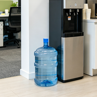 Tapa de Botella de Agua de 5 Galones (18.9L/19L) de 55mm, Antiderrames, Reciclable, de Plástico PE, para Dispensador de Agua, Cierre de Botella, OEM