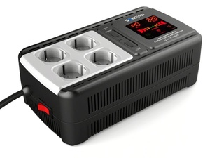 Bộ Ổn Áp Điện Áp Một Pha Loại Ổ Cắm Rơ Le 220V 50Hz Với 4 Phích Cắm - Product Image 2