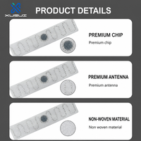 Étiquette RFID pour laverie, étiquette électronique pour vêtements, résistante aux hautes températures, étiquette de lavage UHF Ultra Haute Fréquence