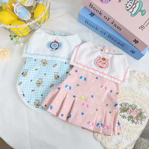 Robes pour chiens à motifs d'animaux mignons, jupe d'été respirante en polyester pour Bichon Frise Teddy, vêtements de style princesse pour animaux de compagnie - Product Image 3