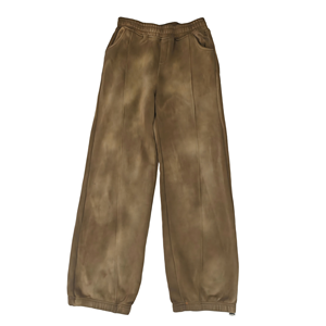 <span class=keywords><strong>Pantaloni</strong></span> Jogger Larghi Vintage Lavati <span class=keywords><strong>Marroni</strong></span> di Alta Qualità, Personalizzabili, in Cotone Pesante, Stile Streetwear, con Elastico in Vita, Casual - Product Image 1
