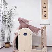 EJOEY Accessoire de réformateur de Pilates en bois personnalisable Échelle en bois de chêne et d'érable Barrel Home Commercial Gym Yoga Studio Fitness Body