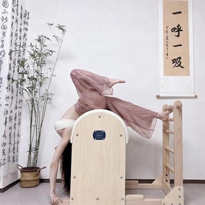 EJOEY Customizable Wooden Pilates Reformer Accessory Oak Maple Wood Ladder Barrel Home Commercial Gym <strong>Yoga</strong> Studio Fitness <strong>Body</strong> - Product Image 3