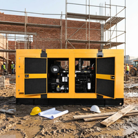 Générateur diesel super silencieux 400 KVA 300 kW triphasé insonorisé industriel de secours ATS à refroidissement par eau