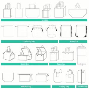 Sac fourre-tout à provisions Non tissé personnalisé réutilisable d'usine sac personnalisé Sacos De Compras Com Logotipos - Product Image 5